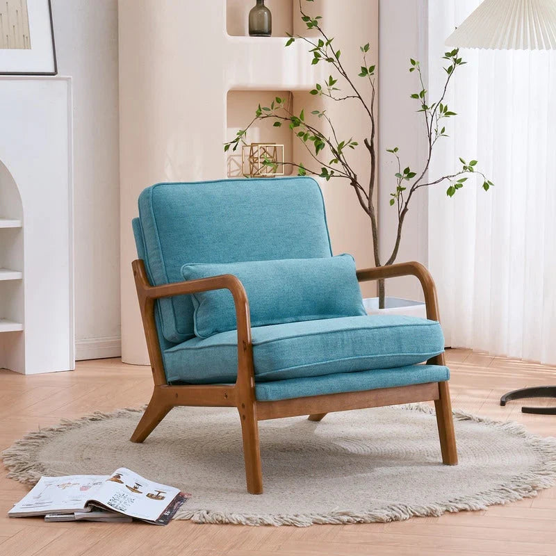 Poltrona imbottita Mid-Century Modern