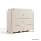 Comodino fasciatoio a 3 cassetti Storkcraft Casablanca con piano rimovibile
