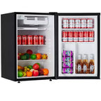Mini Frigo da 127 Litri con Congelatore, Frigorifero Compatto con Porta Reversibile, Termostato Regolabile ad Alta Efficienza Energetica, Piccolo Frigo