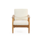 Salotto da esterno a 4 posti in legno di acacia Willowbrook di Christopher Knight Home