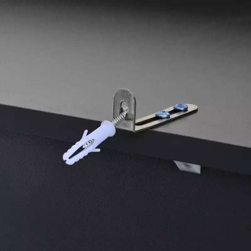 Dispensa da cucina indipendente 77H, armadio contenitore in stile rustico con ripiani regolabili, ripiani sulla porta, cassetti e portabottiglie - ModernLuxe