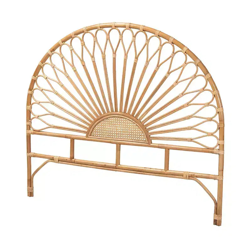 Testiera in Rattan Naturale, Marrone