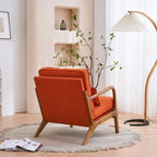 Poltrona imbottita Mid-Century Modern