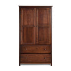 Armadio a 2 ante in legno massello - 41x72x22