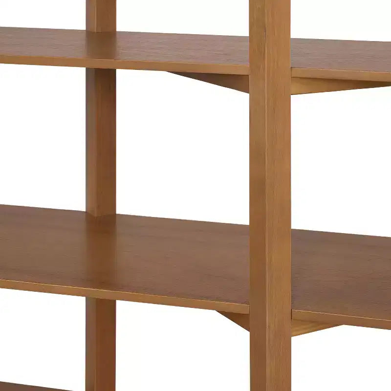 Christopher Knight Home Elliot Scaffale Moderno in Legno a 6 Ripiani Aperto per Esposizione e Archiviazione