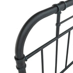 Letto in metallo nero
