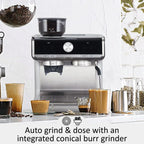 Macchina da caffè espresso, con macinacaffè, serbatoio dell'acqua da 2,8 L