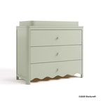 Comodino fasciatoio a 3 cassetti Storkcraft Casablanca con piano rimovibile