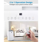 Condizionatore Portatile da 14000 BTU, Condizionatore con Telecomando, Funzione Raffreddamento, Ventilazione e Deumidificazione, Modalità Notte/Timer 24 ore, Raffredda 700 Sq.ft