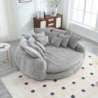 Comodo divano letto matrimoniale Loaf, divano letto oversize con braccioli