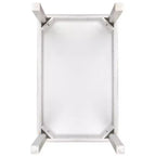 Flash Furniture Tavolo da Pranzo Rettangolare Rustico in Pino Massiccio 46 x 30