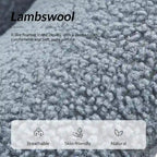 Poltrona Sheila Modern 30 W Boucle con gambe in legno massello, set da 2 di HULALA HOME
