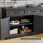 Credenza a Buffet da Fattoria, Mobile Bar per Caffè e Vino per Sala da Pranzo - N/A