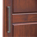 Palace Imports Armadio a 3 ante Cosmo 100% legno massello con ante in legno massello o a specchio