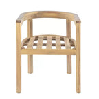 Christopher Knight Home Irene Set da pranzo da esterno rustico a 9 pezzi in legno di acacia con sedie con schienale curvo e cuscini