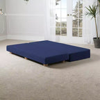 Divano letto / Letto estraibile queen-size - Microvelluto
