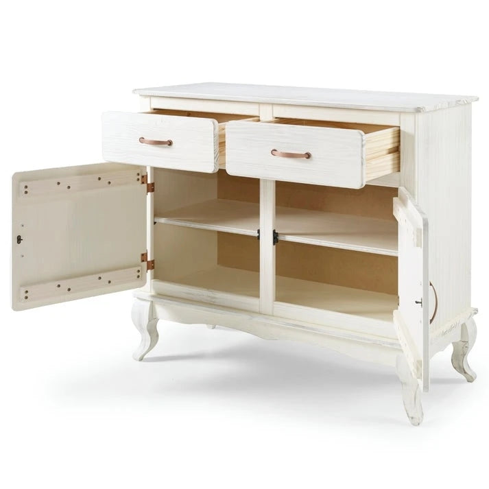 Credenza in legno verde