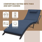 Set di 3 Chaise Lounge da Esterno Kullavik