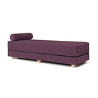 Divano letto / Letto estraibile queen-size - Microvelluto
