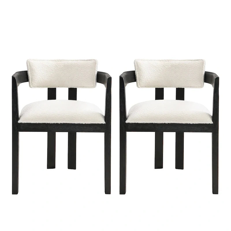 Sedia da pranzo moderna e sofisticata Conrad con braccioli di Christopher Knight Home