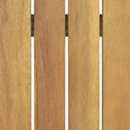 Salotto da esterno a 4 posti in legno di acacia Willowbrook di Christopher Knight Home
