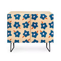 Maritza Lisa Wonky Spring Flowers Credenza - Deny Designs