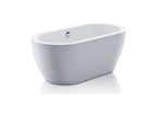Vasca da bagno freestanding - 178L - 149x75x58cm - Bianca - Acrilico - Doucezen