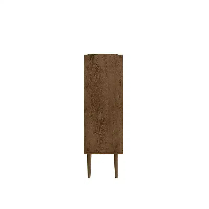 Mobiletto d'accento moderno di metà secolo Bogart, 4 ripiani, 115,6 cm