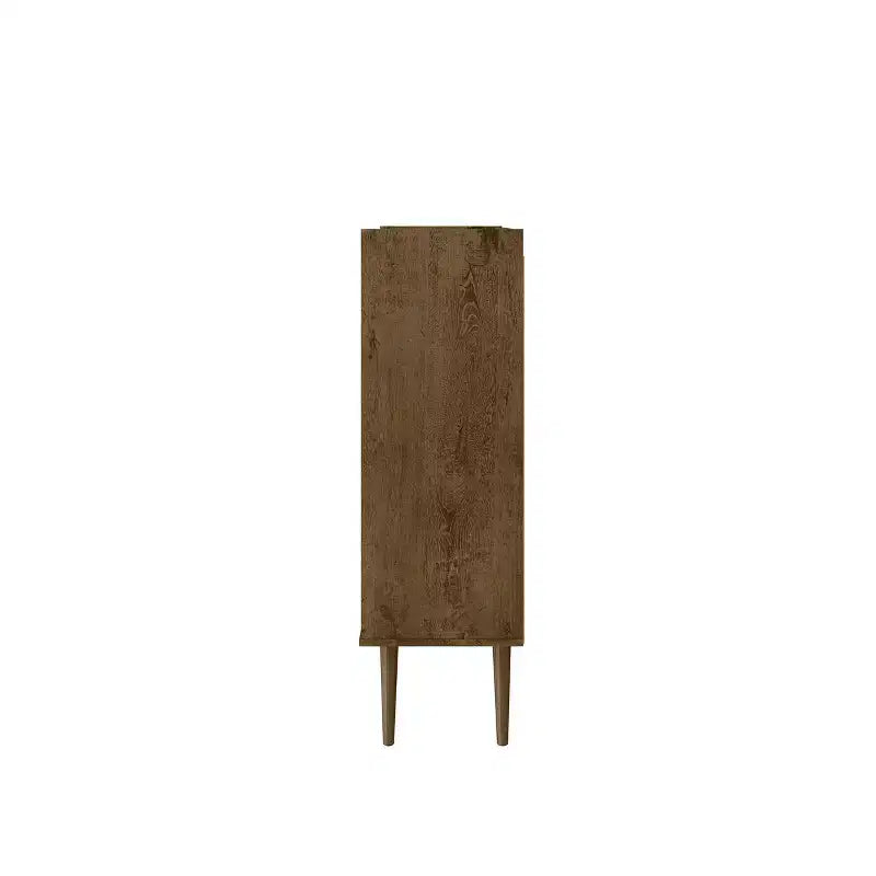 Mobiletto d'accento moderno di metà secolo Bogart, 4 ripiani, 115,6 cm