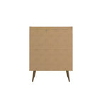 Mobiletto d'accento moderno di metà secolo Bogart, 4 ripiani, 115,6 cm