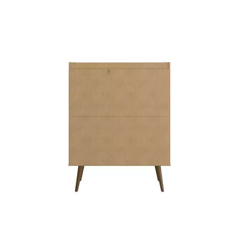 Mobiletto d'accento moderno di metà secolo Bogart, 4 ripiani, 115,6 cm
