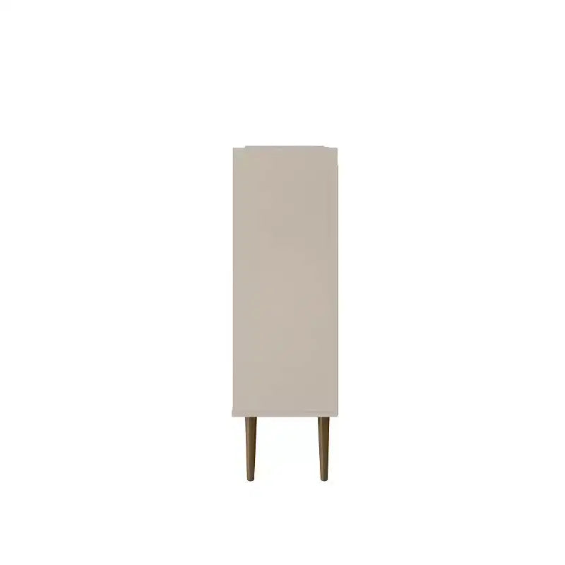 Mobiletto d'accento moderno di metà secolo Bogart, 4 ripiani, 115,6 cm