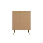 Mobiletto d'accento moderno di metà secolo Bogart, 4 ripiani, 115,6 cm
