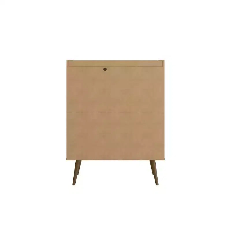 Mobiletto d'accento moderno di metà secolo Bogart, 4 ripiani, 115,6 cm