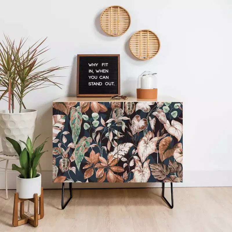 Credenza "Dark Jungle" vintage di Lush