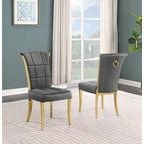 Best Quality Furniture D325-SC324-7 Set da pranzo rotondo da 5 pezzi