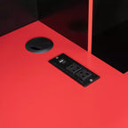 Letto a Giorno Gamer Hub con Scrivania, Luci RGB, Stazione di Ricarica, Cassetti e Testiera Libreria