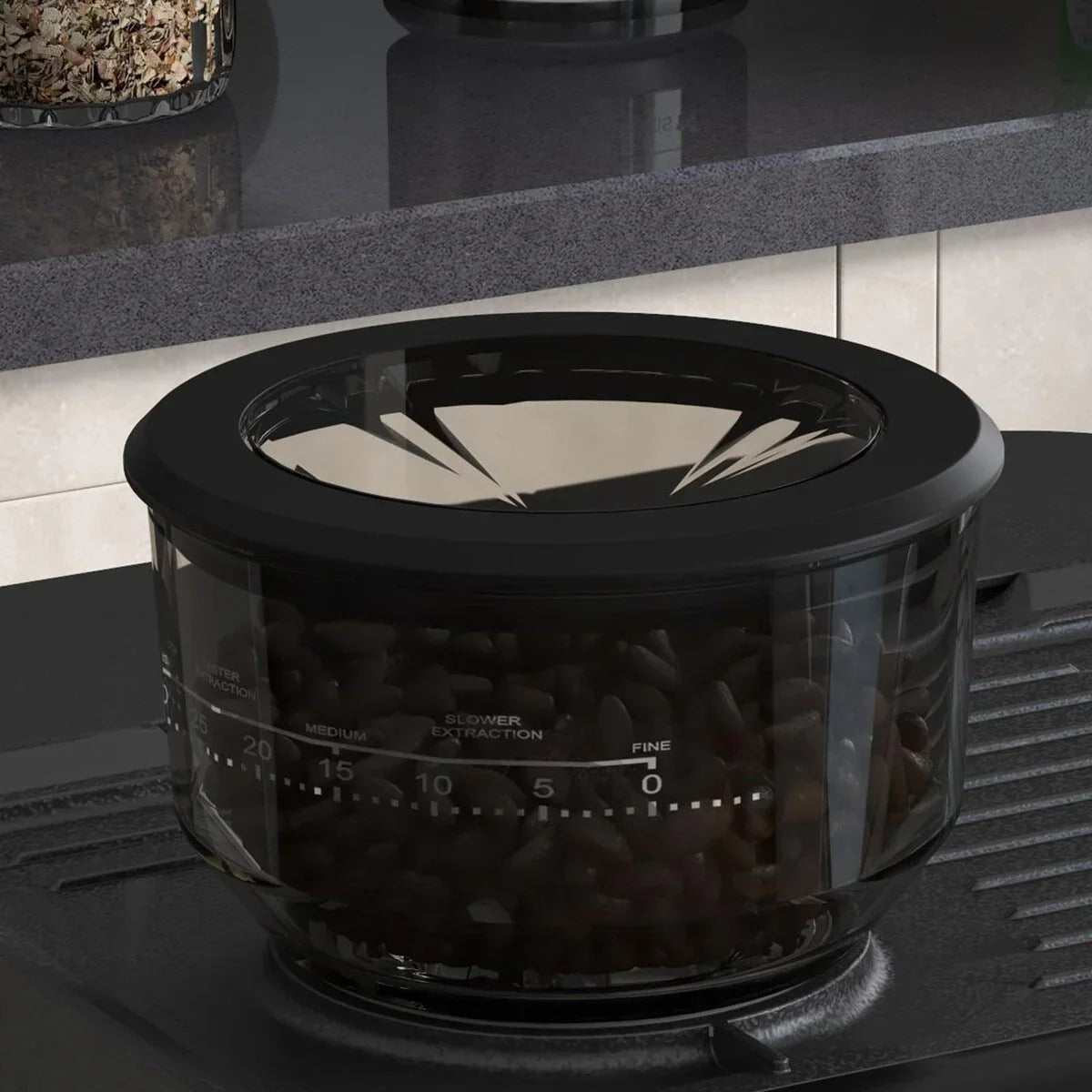 Macchina da caffè espresso, con macinacaffè, serbatoio dell'acqua da 2,8 L