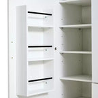 Dispensa da Cucina Autoportante Whisen 71''H, Grande Armadio Contenitore per Sala da Pranzo con 6 Ante, Ripiani Regolabili