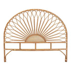 Testiera in Rattan Naturale, Marrone
