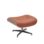 Poltrona reclinabile Mid-Century Modern in pelle