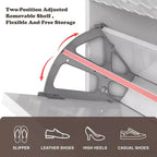 CLIHOME Scarpiera da Ingresso con 24 Paia, Organizzatore per Scarpe con Cassetti a Ribalta, Scaffale Armadio Porta Scarpe