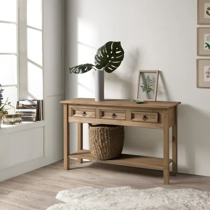 Consolle in Legno con 3 Cassetti Corona | Furniture Dash - N/A