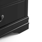 Set comò e specchio a 2 pezzi Devi Traditional in legno massello Furniture of America