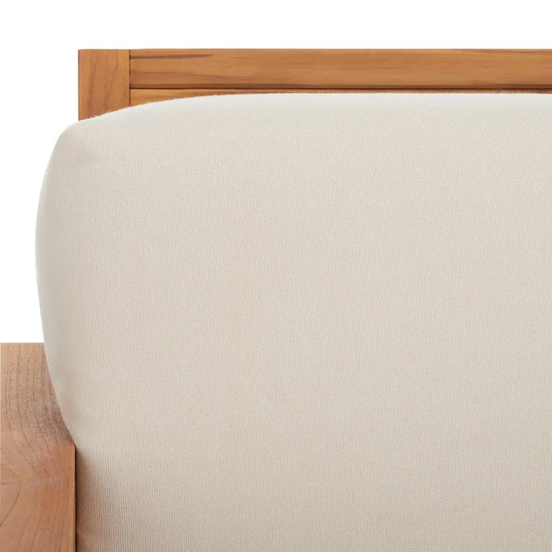 SAFAVIEH Couture Beth Sedia Club da Esterno in Teak - 32W x 37D x 29H