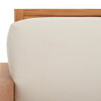SAFAVIEH Couture Beth Sedia Club da Esterno in Teak - 32W x 37D x 29H