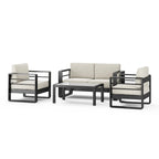 Set da conversazione in alluminio Maya Bay di Christopher Knight Home