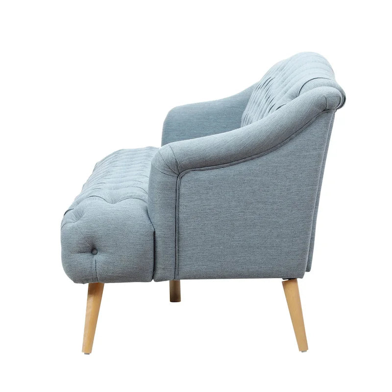Divano a 3 posti in tessuto capitonné Adelia Modern di Christopher Knight Home
