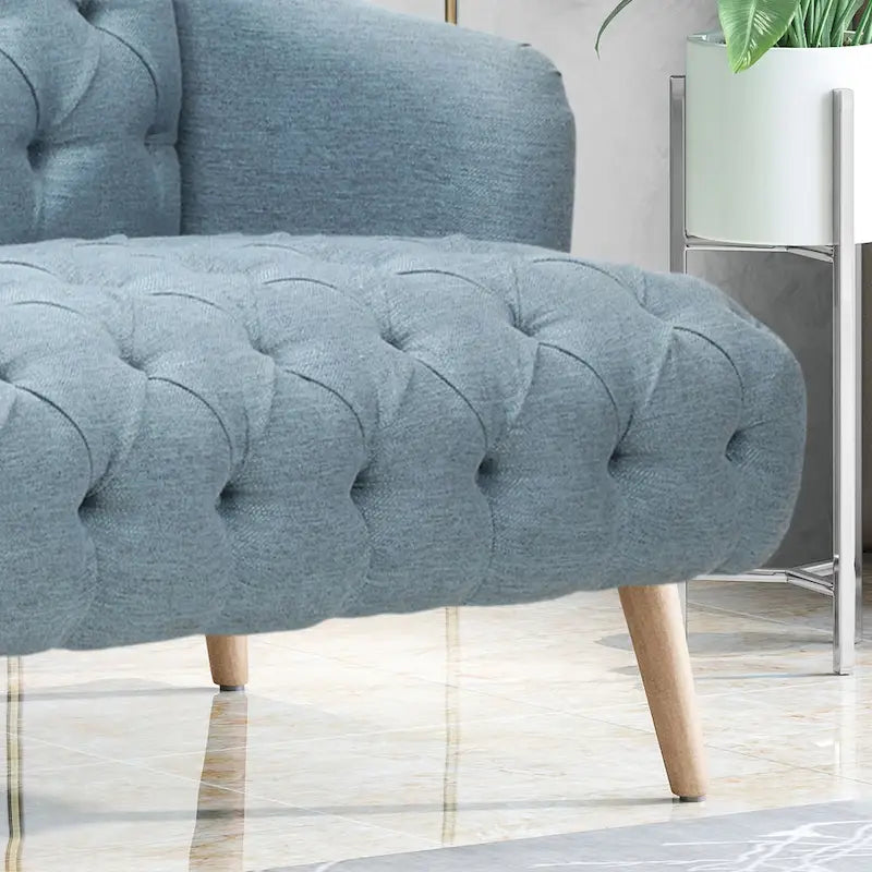 Divano a 3 posti in tessuto capitonné Adelia Modern di Christopher Knight Home