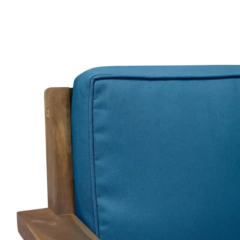 Sedie Club da Esterni Santa Ana in Legno di Acacia con Cuscini (Set da 2) di Christopher Knight Home